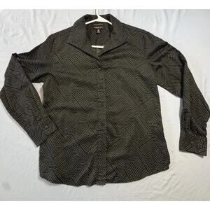 Foxcroft Meghan No Iron Shapes Fit Long Sleeve Shirt